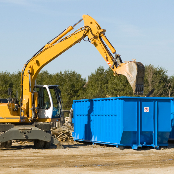 what are the rental fees for a residential dumpster in New Sweden